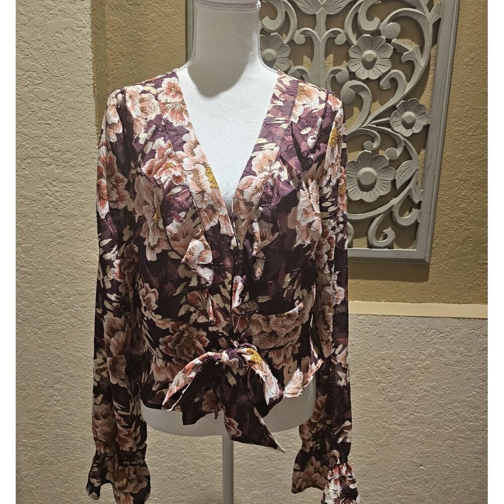 Band of Gypsies XL Top Band of the Free Romantic Cinched Waist Allure Silhouette